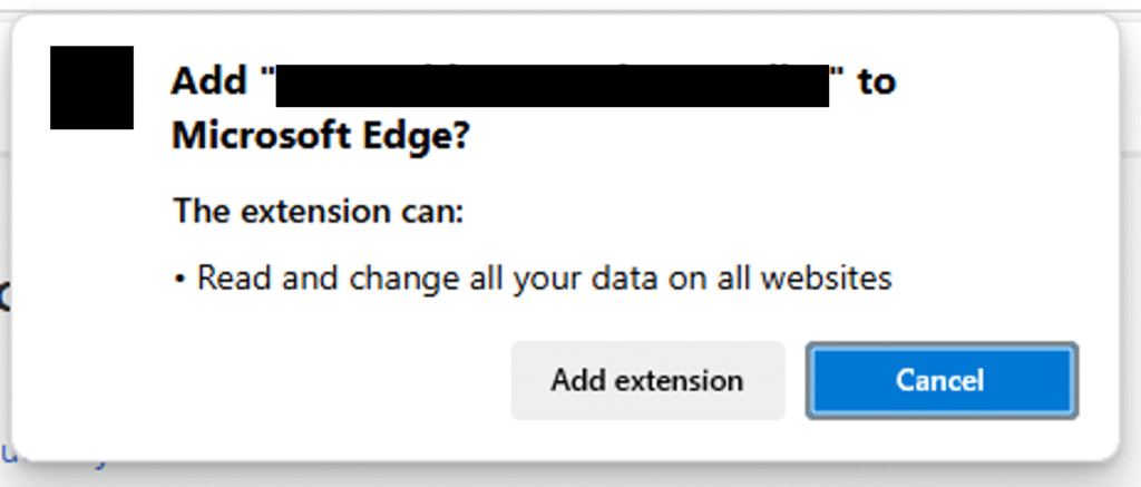 Browser extension permissions sometimes give dangerous powers
